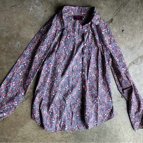 Liberty J Crew floral button down - Picture 3 of 4